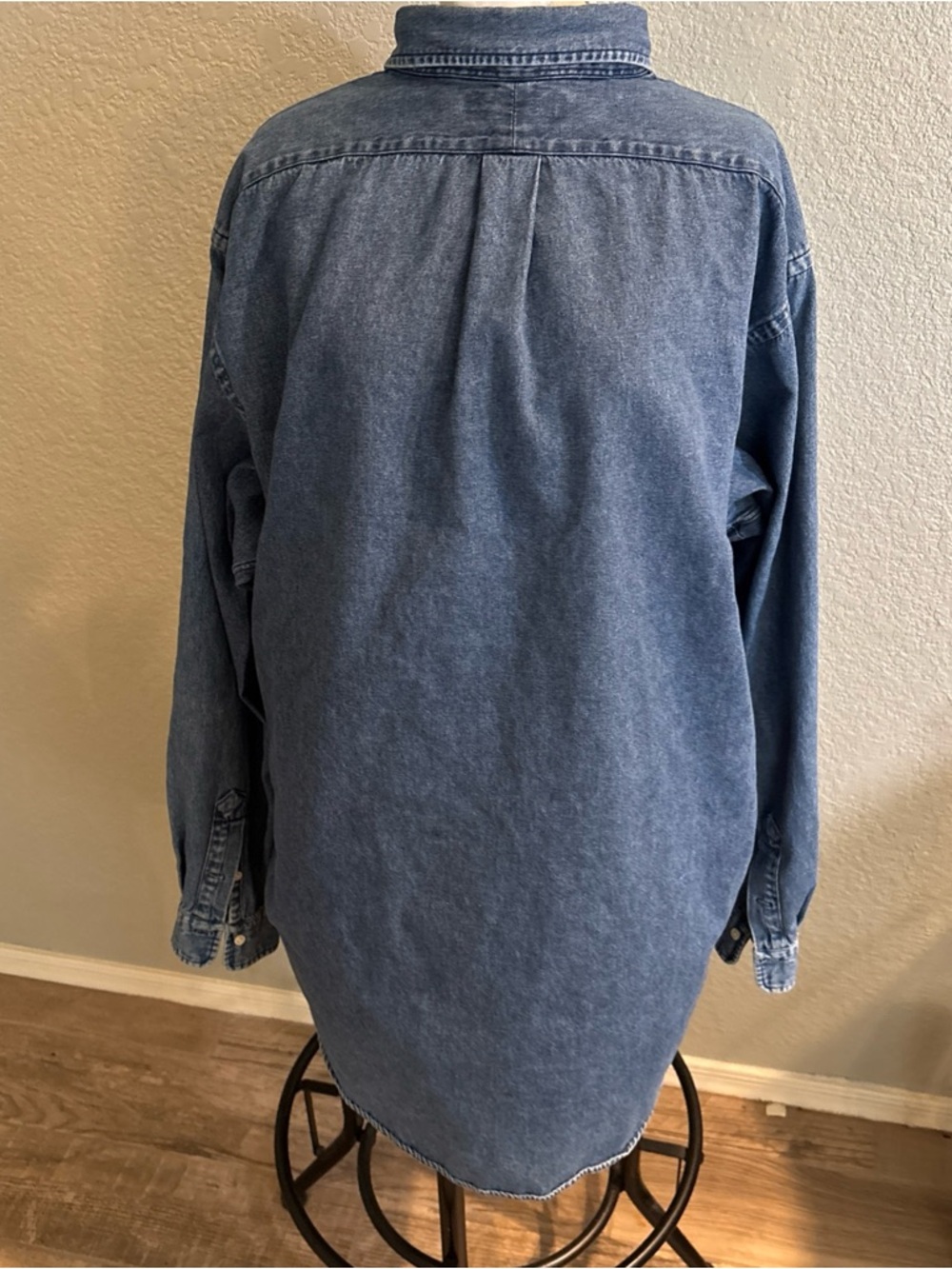 Ralph Lauren Indigo Denim Button-Down Shirt with Red Pony - Picture 5 of 9